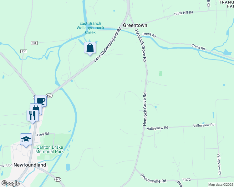 map of restaurants, bars, coffee shops, grocery stores, and more near 120 Farm House Drive in Greentown