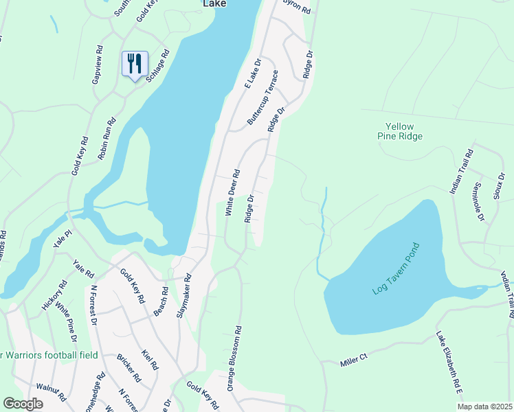 map of restaurants, bars, coffee shops, grocery stores, and more near 101 Mocking Bird Court in Milford