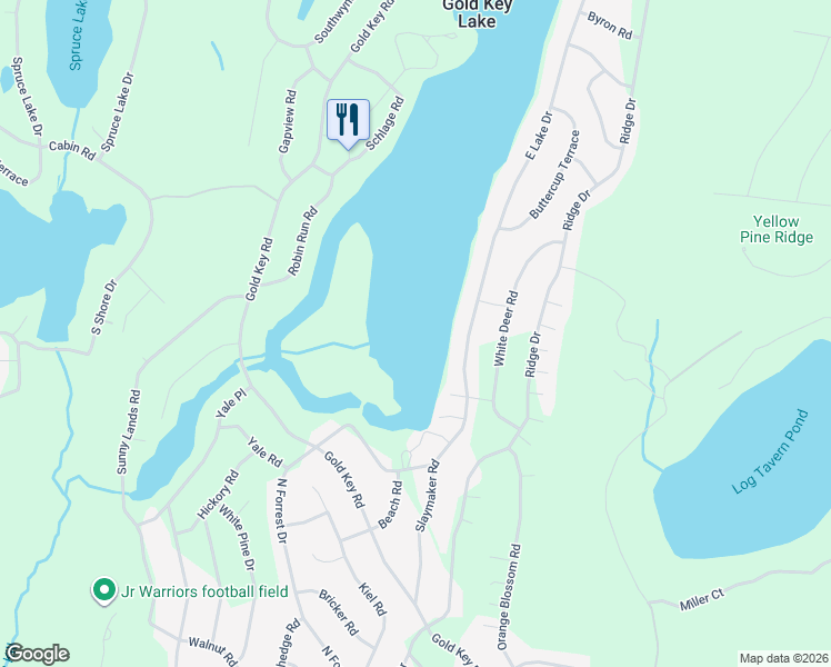 map of restaurants, bars, coffee shops, grocery stores, and more near 2480 Gold Key Estate in Milford