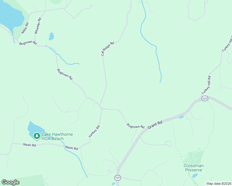 map of restaurants, bars, coffee shops, grocery stores, and more near 5 Cat Ridge Road in North Salem