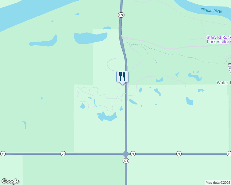 map of restaurants, bars, coffee shops, grocery stores, and more near Case Street in Oglesby