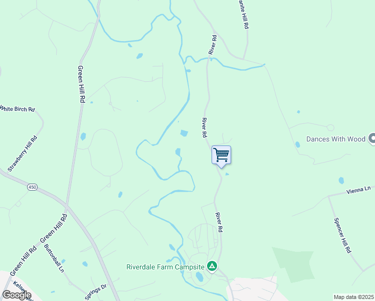 map of restaurants, bars, coffee shops, grocery stores, and more near 213 River Road in Killingworth