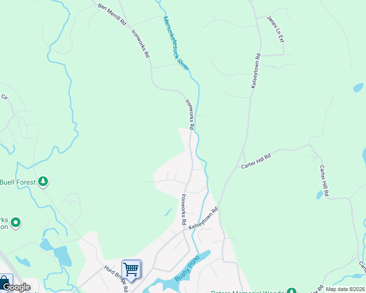 map of restaurants, bars, coffee shops, grocery stores, and more near 18-22 Iron Works Road in Clinton