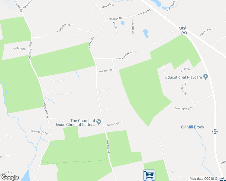 map of restaurants, bars, coffee shops, grocery stores, and more near 22 Little Hollow Road in Madison