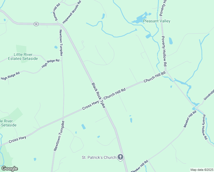 map of restaurants, bars, coffee shops, grocery stores, and more near 5 Church Hill Road in Redding