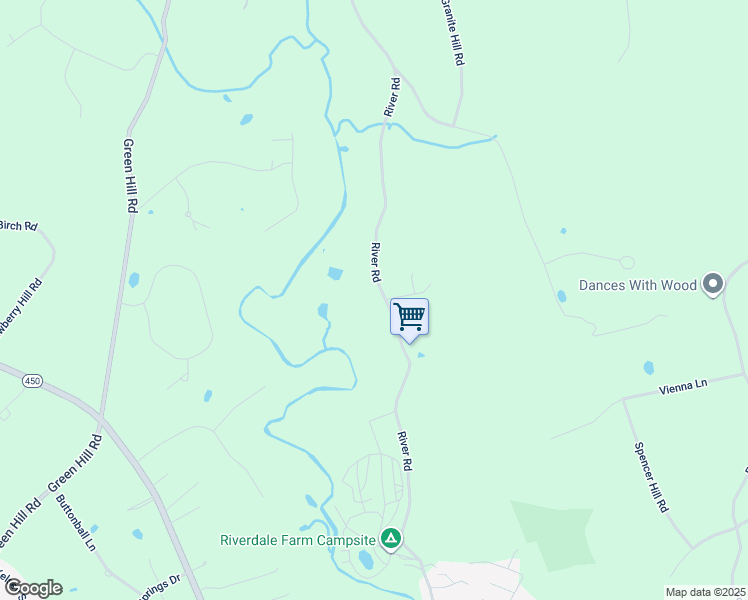 map of restaurants, bars, coffee shops, grocery stores, and more near 213 River Road in Killingworth