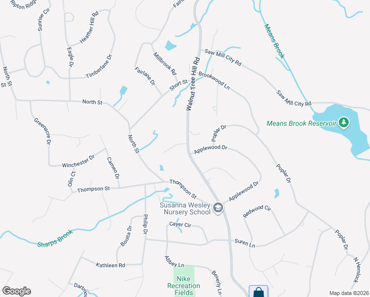 map of restaurants, bars, coffee shops, grocery stores, and more near 6 Haven Lane in Shelton