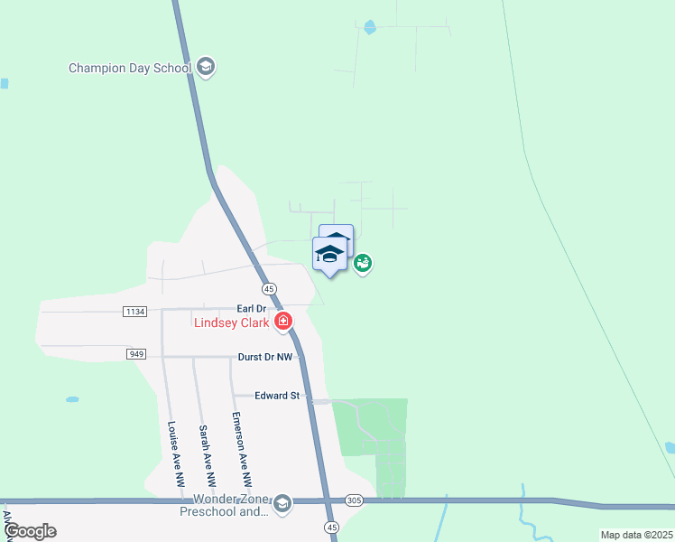 map of restaurants, bars, coffee shops, grocery stores, and more near 5976 Mahoning Avenue in Warren