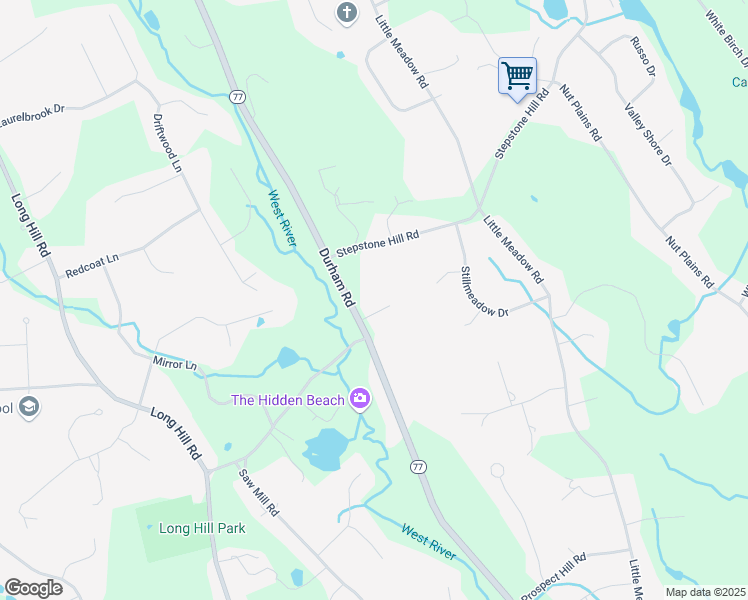 map of restaurants, bars, coffee shops, grocery stores, and more near 20 Hungry Hill Circle in Guilford