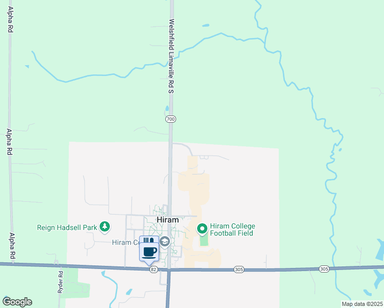 map of restaurants, bars, coffee shops, grocery stores, and more near Winrock Drive in Hiram