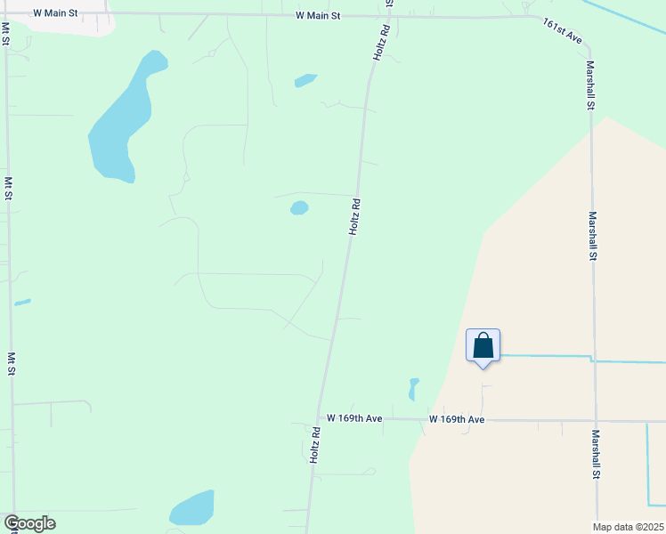 map of restaurants, bars, coffee shops, grocery stores, and more near 16174-16898 Holtz Road in Lowell