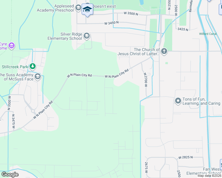 map of restaurants, bars, coffee shops, grocery stores, and more near 2383 West 3225 North in MS CITY