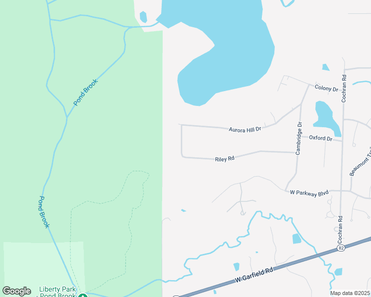 map of restaurants, bars, coffee shops, grocery stores, and more near 1275 Riley Road in Aurora