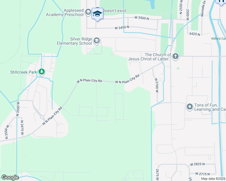 map of restaurants, bars, coffee shops, grocery stores, and more near 3241 North 2875 West in Weber County