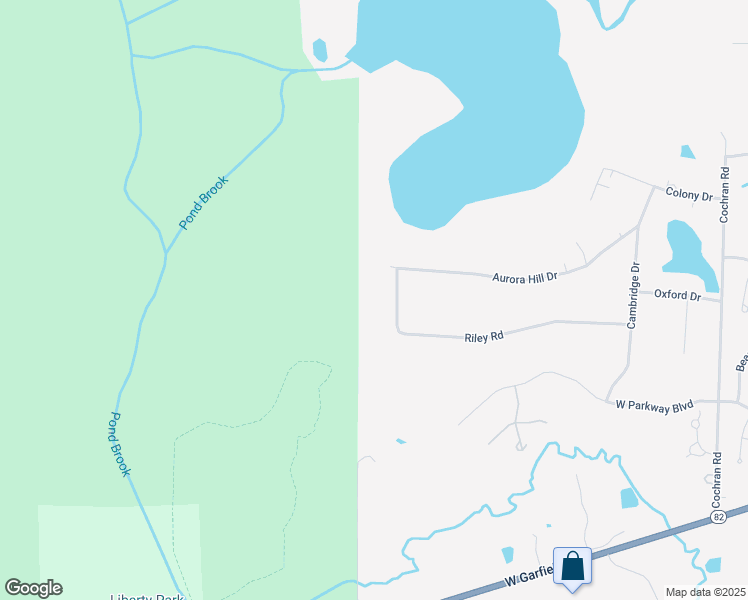 map of restaurants, bars, coffee shops, grocery stores, and more near 1275 Riley Road in Aurora