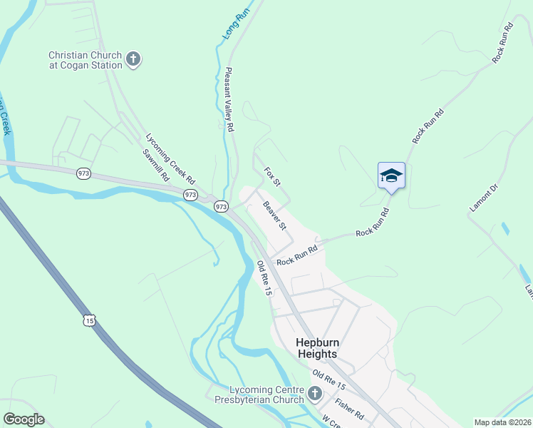 map of restaurants, bars, coffee shops, grocery stores, and more near 48-164 Elk Street in Cogan Station