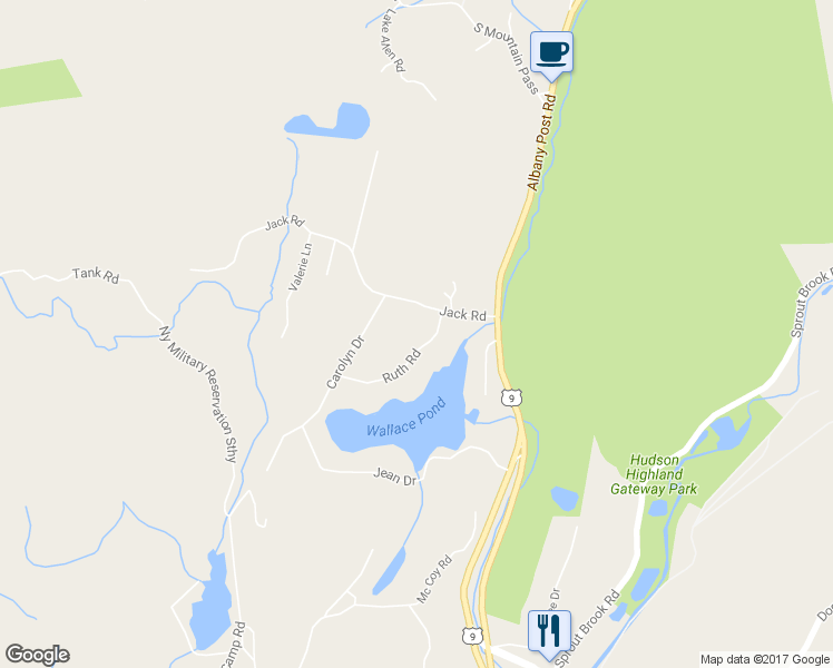 map of restaurants, bars, coffee shops, grocery stores, and more near 11 Ruth Road in Cortlandt