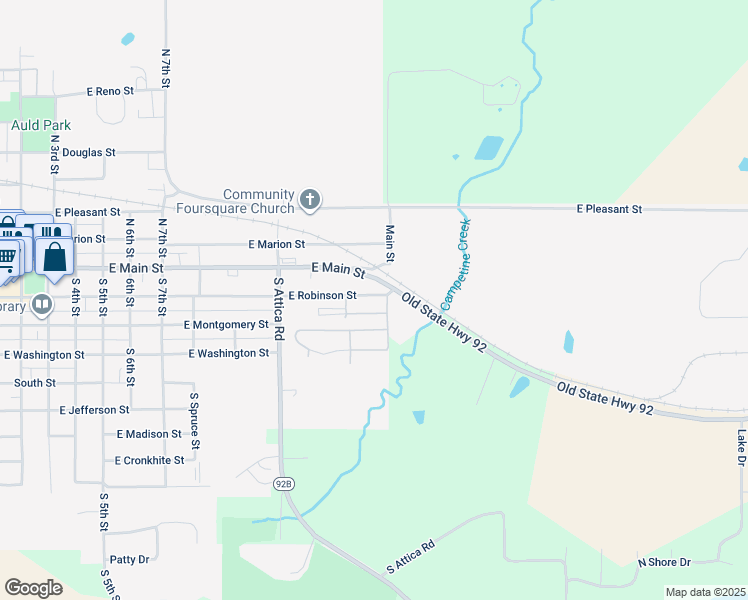 map of restaurants, bars, coffee shops, grocery stores, and more near 1610 East Robinson Street in Knoxville