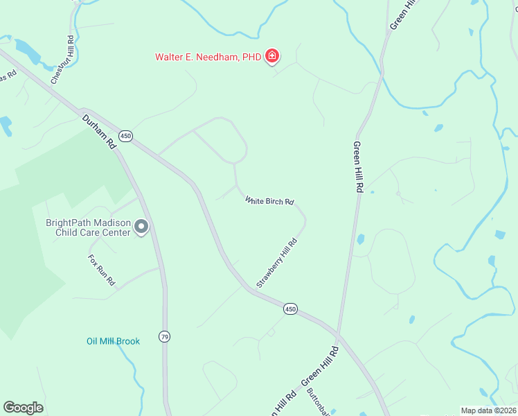 map of restaurants, bars, coffee shops, grocery stores, and more near 42 White Birch Road in Madison