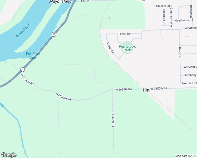 map of restaurants, bars, coffee shops, grocery stores, and more near 2659 East 1559th Road in Ottawa