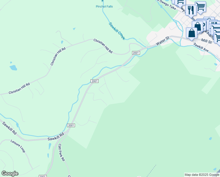 map of restaurants, bars, coffee shops, grocery stores, and more near 106 Meadow Court in Milford
