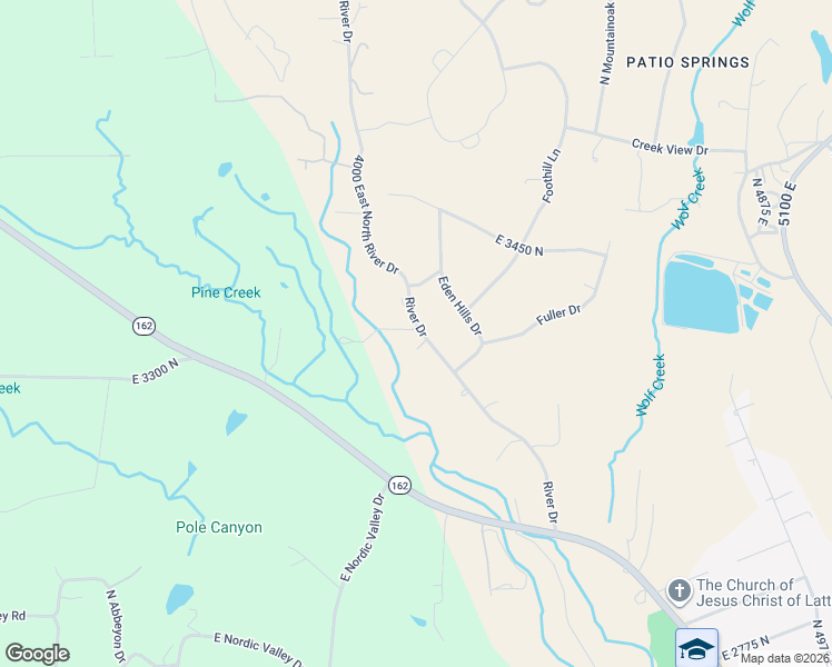 map of restaurants, bars, coffee shops, grocery stores, and more near 3291 North River Drive in Eden