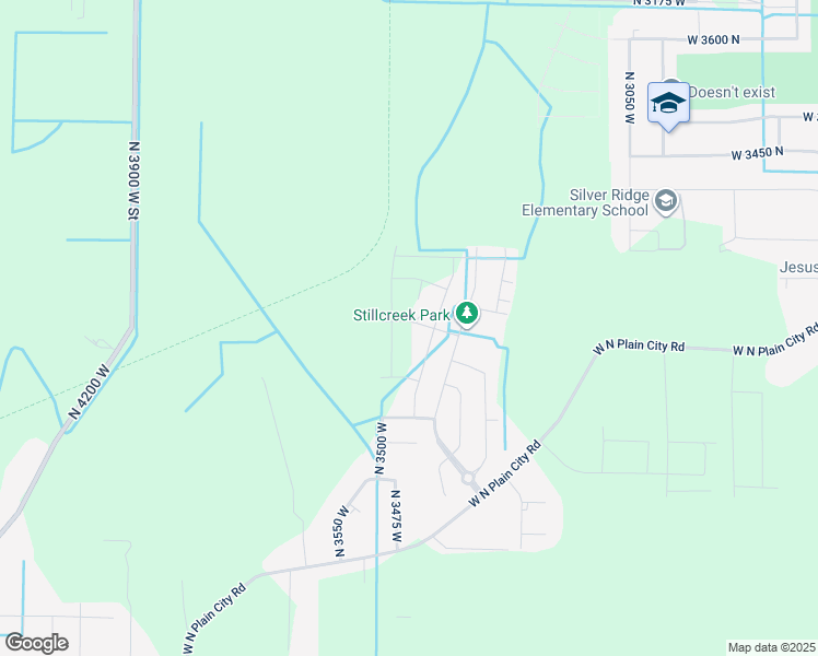 map of restaurants, bars, coffee shops, grocery stores, and more near 3463 West 3175 North in Plain City