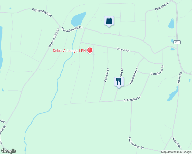 map of restaurants, bars, coffee shops, grocery stores, and more near 130 Spicebush Ln in Milford
