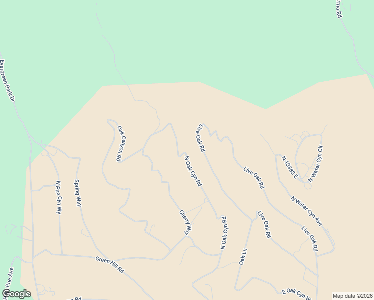 map of restaurants, bars, coffee shops, grocery stores, and more near 3344 Oak Canyon Road in Huntsville