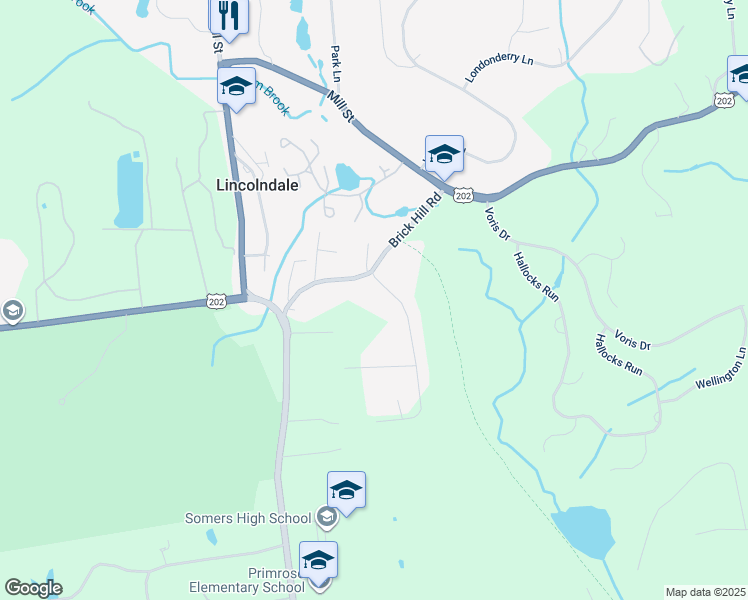 map of restaurants, bars, coffee shops, grocery stores, and more near 4 Palma Road in Westchester County