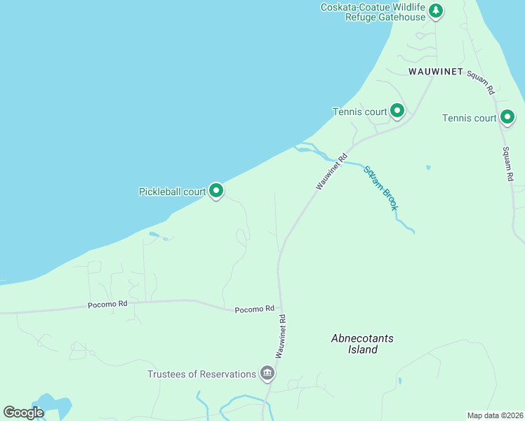 map of restaurants, bars, coffee shops, grocery stores, and more near 6 Fargo Way in Nantucket