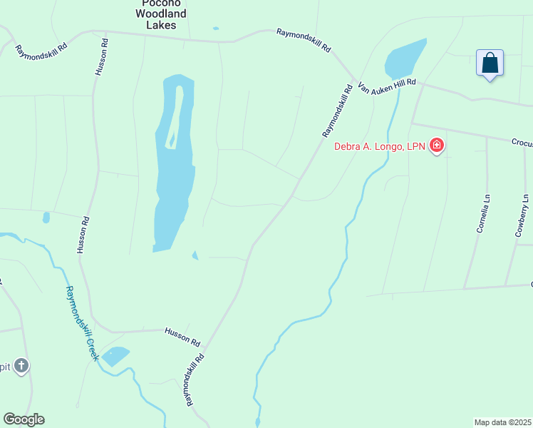 map of restaurants, bars, coffee shops, grocery stores, and more near 561 Raymondskill Rd in Milford