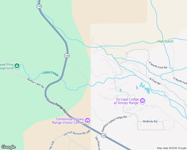 map of restaurants, bars, coffee shops, grocery stores, and more near 9-31 Lower Libby Creek Road in Centennial