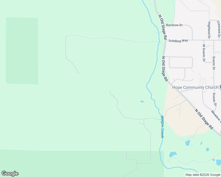 map of restaurants, bars, coffee shops, grocery stores, and more near 1938 West Hill Road in Mount Shasta