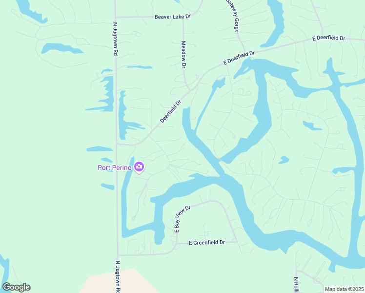 map of restaurants, bars, coffee shops, grocery stores, and more near 2200 Hideaway Court in Morris