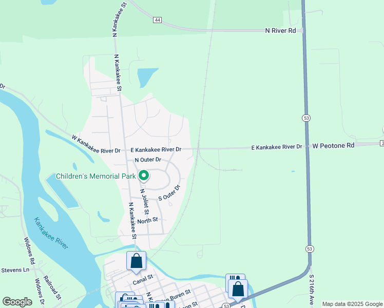 map of restaurants, bars, coffee shops, grocery stores, and more near 641 South Outer Drive in Wilmington