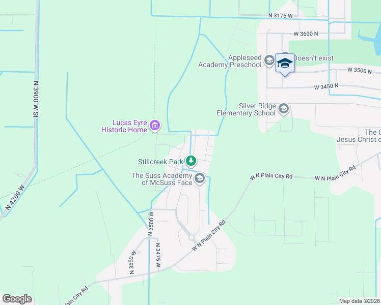 map of restaurants, bars, coffee shops, grocery stores, and more near 3211 Still Creek Parkway in Plain City