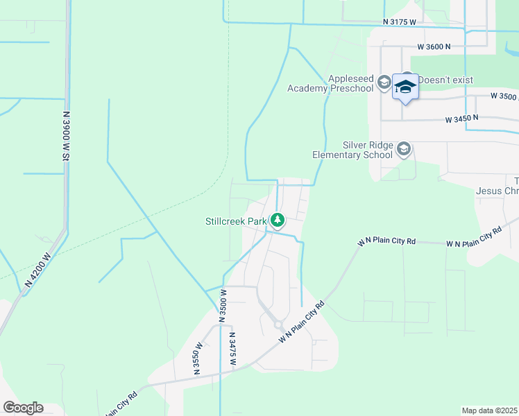 map of restaurants, bars, coffee shops, grocery stores, and more near 3215 Saddlebrook Lane in Plain City