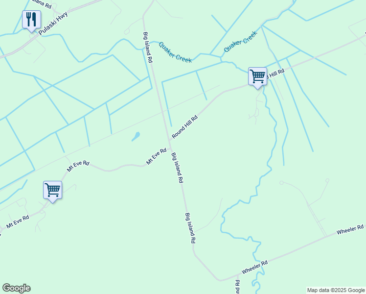 map of restaurants, bars, coffee shops, grocery stores, and more near 10 Round Hill Road in Florida