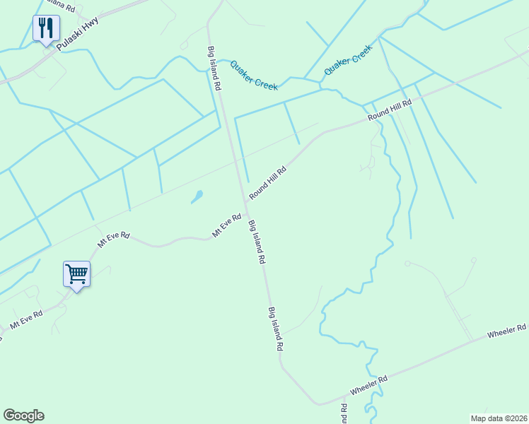 map of restaurants, bars, coffee shops, grocery stores, and more near 10 Round Hill Road in Florida