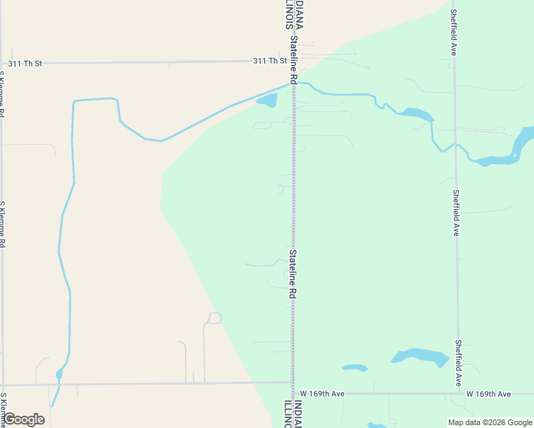 map of restaurants, bars, coffee shops, grocery stores, and more near 31506 South State Line Road in Beecher