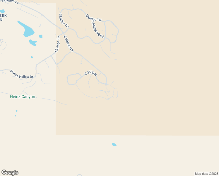 map of restaurants, bars, coffee shops, grocery stores, and more near 5823 East Elkhorn Drive in Eden