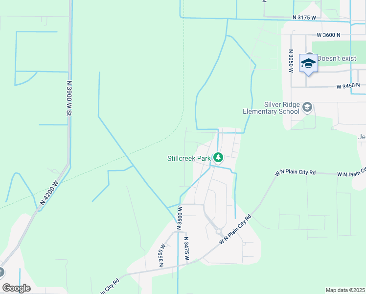 map of restaurants, bars, coffee shops, grocery stores, and more near 3205 North 3500 West in Plain City