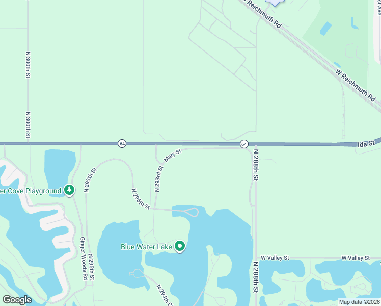 map of restaurants, bars, coffee shops, grocery stores, and more near 29109 Mary Street in Valley