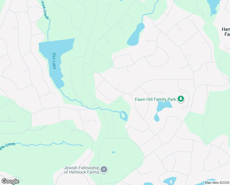 map of restaurants, bars, coffee shops, grocery stores, and more near 125-199 Longridge Drive in Hawley