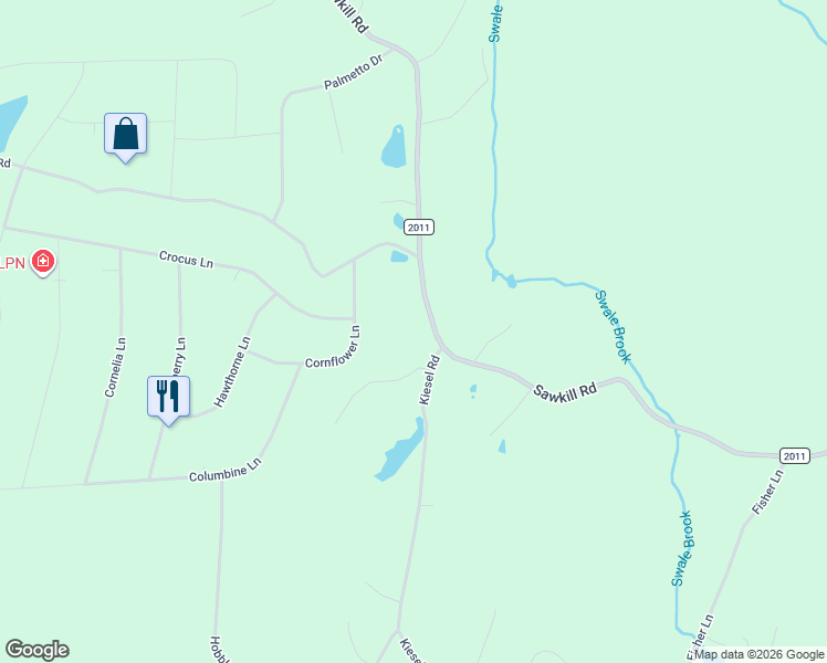 map of restaurants, bars, coffee shops, grocery stores, and more near 312 Sawkill Rd in Milford