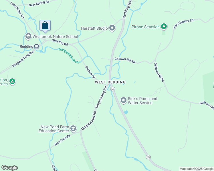 map of restaurants, bars, coffee shops, grocery stores, and more near in Redding