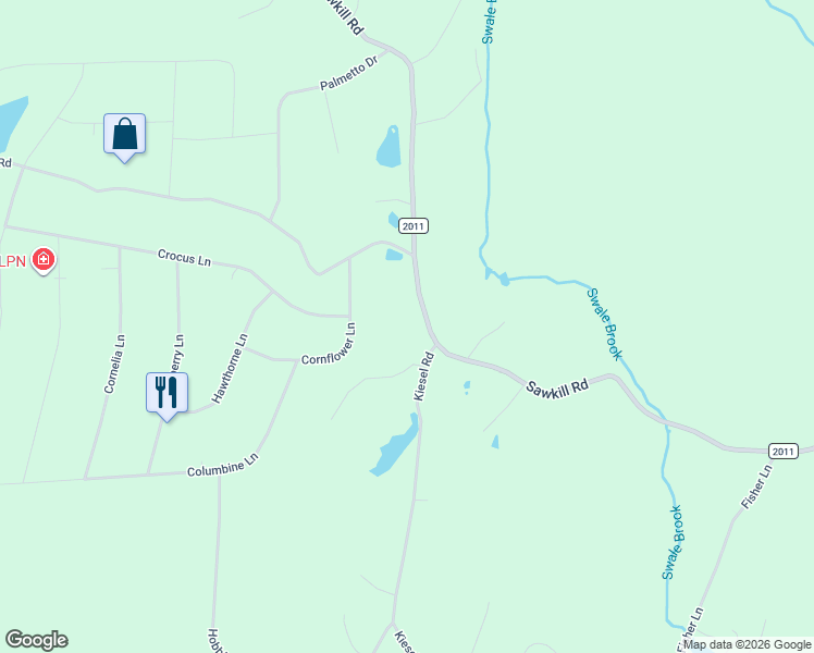 map of restaurants, bars, coffee shops, grocery stores, and more near 312 Sawkill Rd in Milford