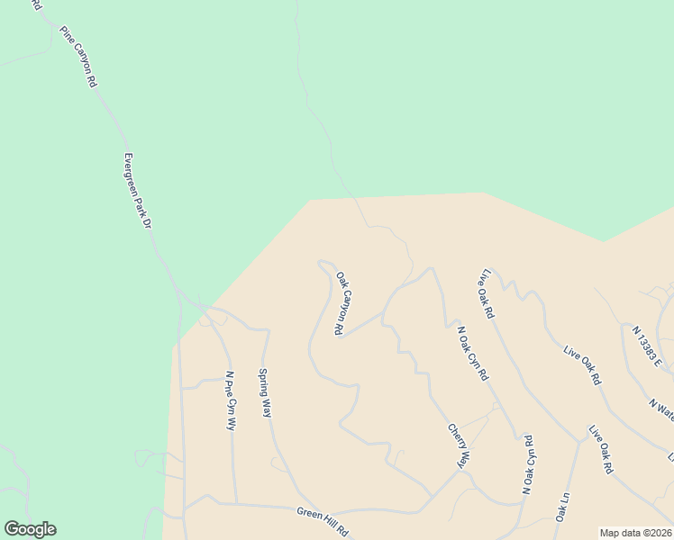 map of restaurants, bars, coffee shops, grocery stores, and more near 3344 Oak Canyon Road in Huntsville