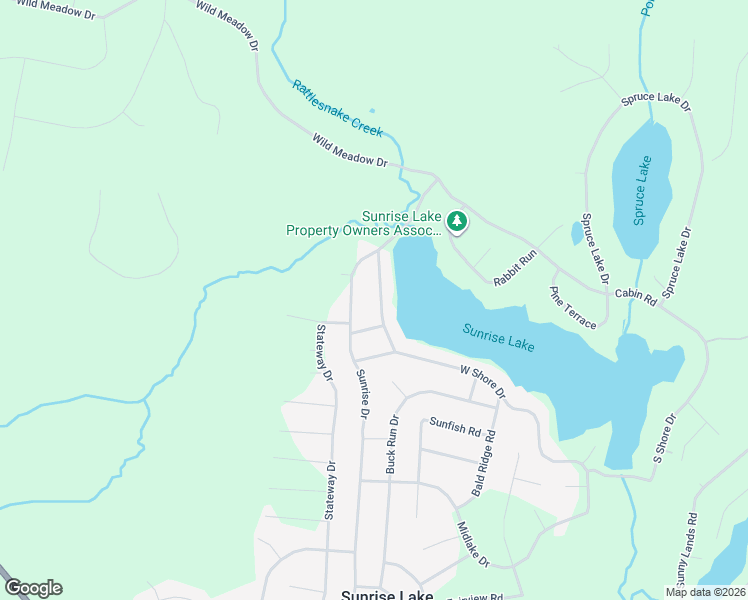 map of restaurants, bars, coffee shops, grocery stores, and more near 3048 Sunrise Lk in Milford
